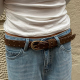 Liv Stud Bælte - Brun