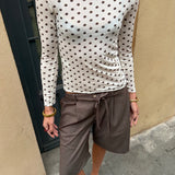 Vide Bermuda Shorts - Mørkebrun