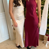 Cleo Maxiklänning - Vinröd