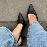 Celia Slingback Pumps - Sort