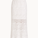 Virkad Maxikjol - Vit