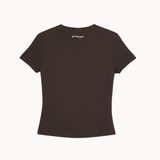 Active T-shirt - Mørkebrun - ByStenholt.dk