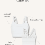 Active Top - Hvid - ByStenholt.dk