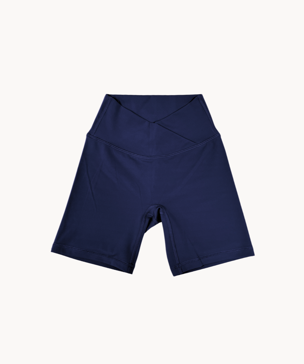 Active Wrap Shorts - Navy - ByStenholt.dk