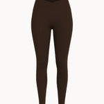 Active Wrap Tights - Mørkebrun - ByStenholt.dk