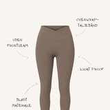 Active Wrap Tights - Sage - ByStenholt.dk