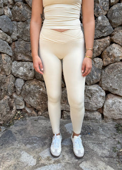 Active Wrap Tights - Smørgul - ByStenholt.dk