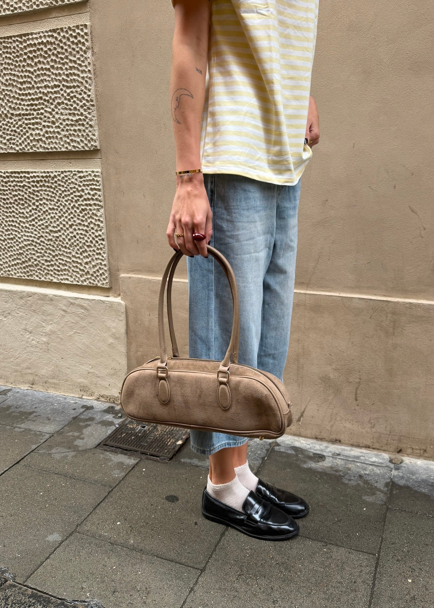 Alba Taske - Taupe - ByStenholt.dk