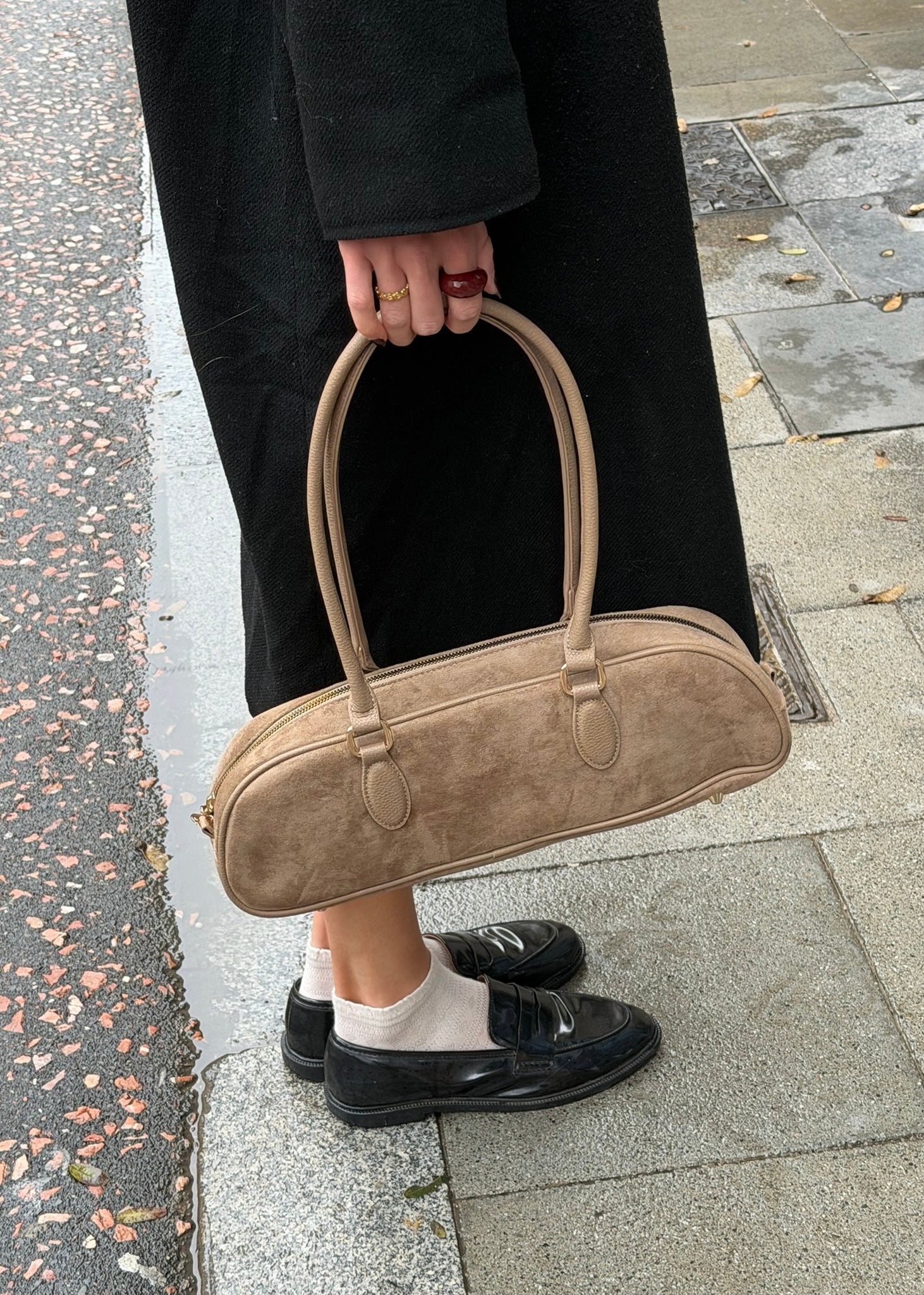 Alba Taske - Taupe - ByStenholt.dk