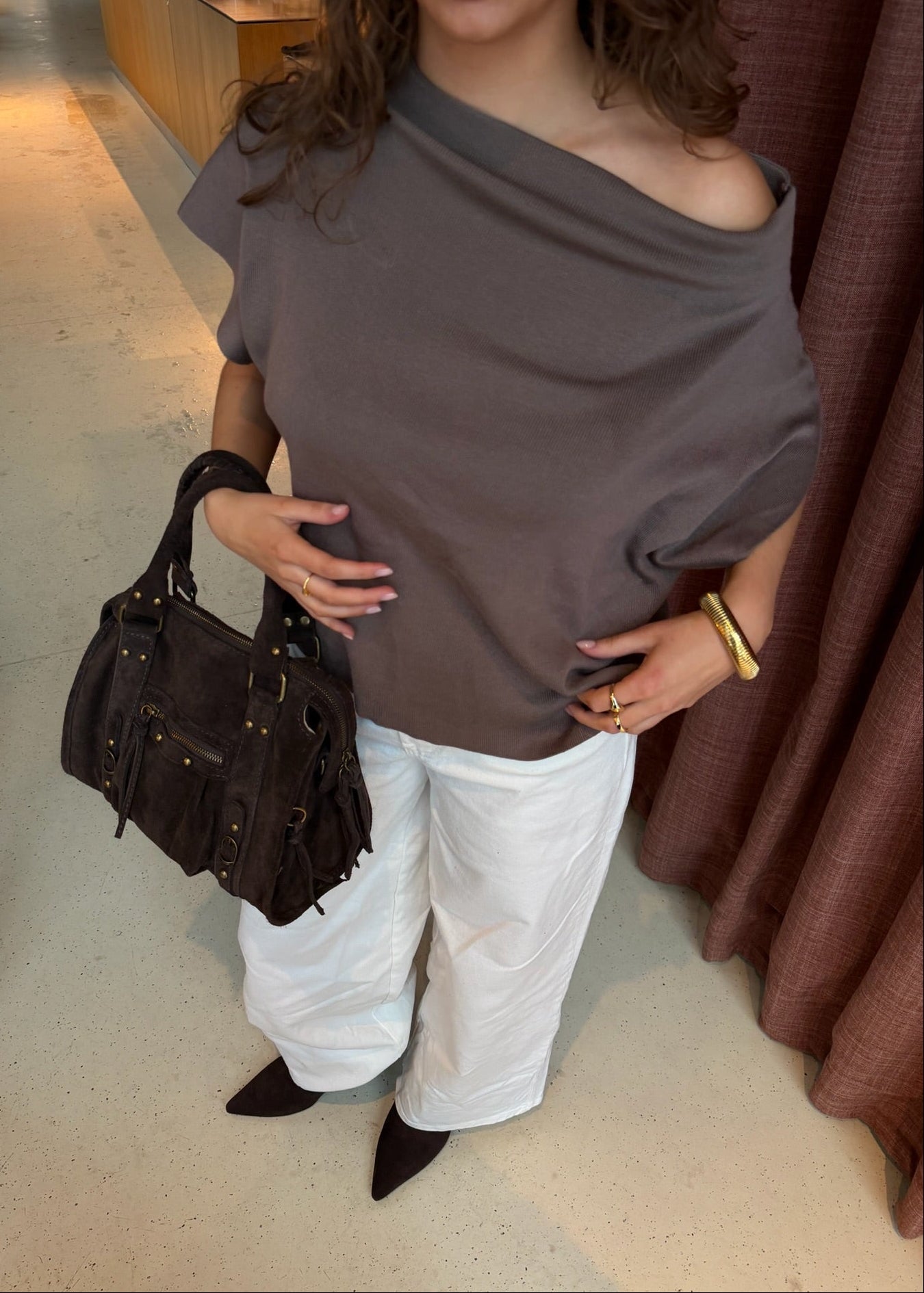 Asta Sleeveless Strik - Brun - ByStenholt.dk