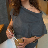 Asta Sleeveless Strik - Grå - ByStenholt.dk