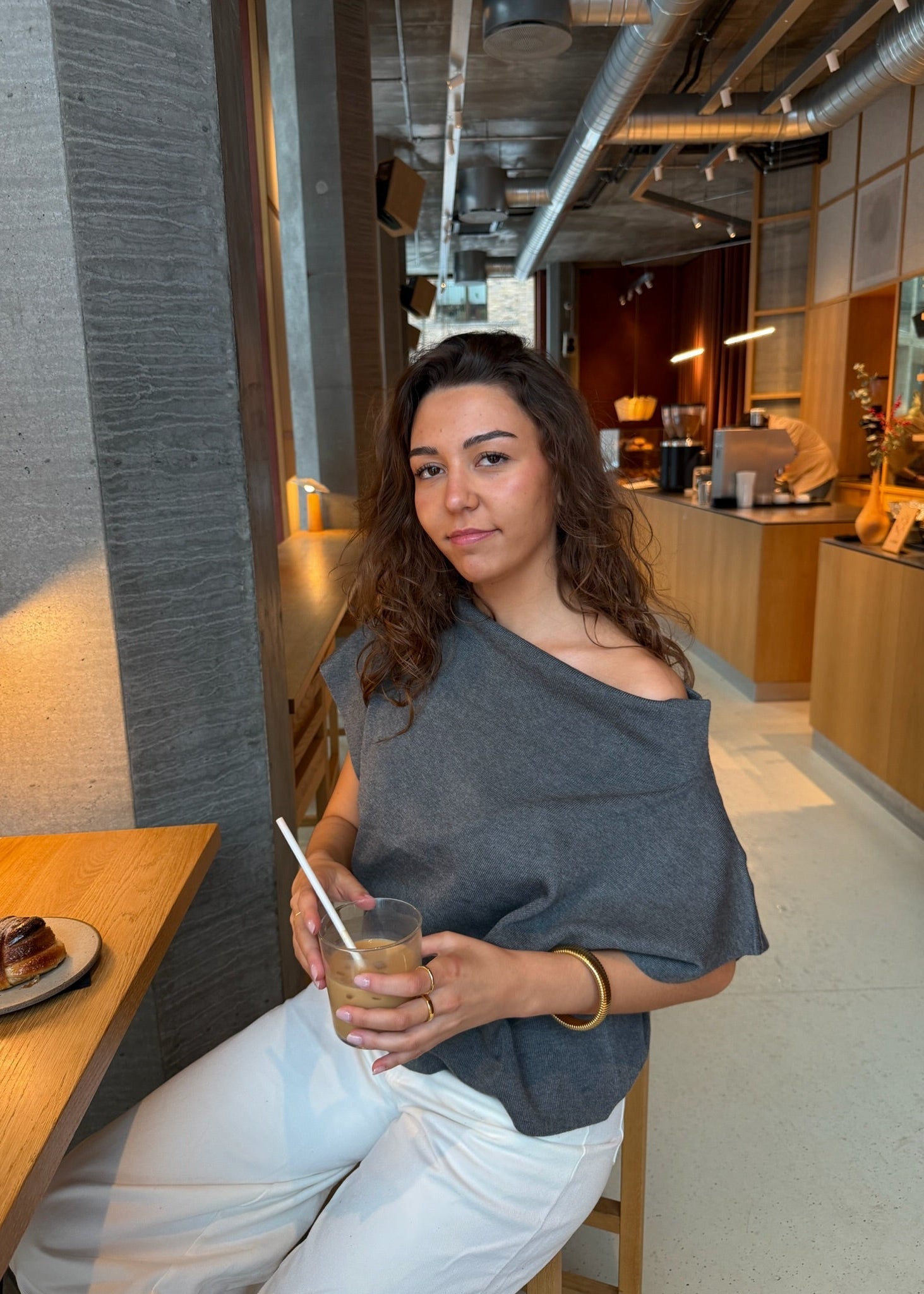 Asta Sleeveless Strik - Grå - ByStenholt.dk