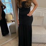 Aura Mesh Maxi Kjole - Sort - ByStenholt.dk