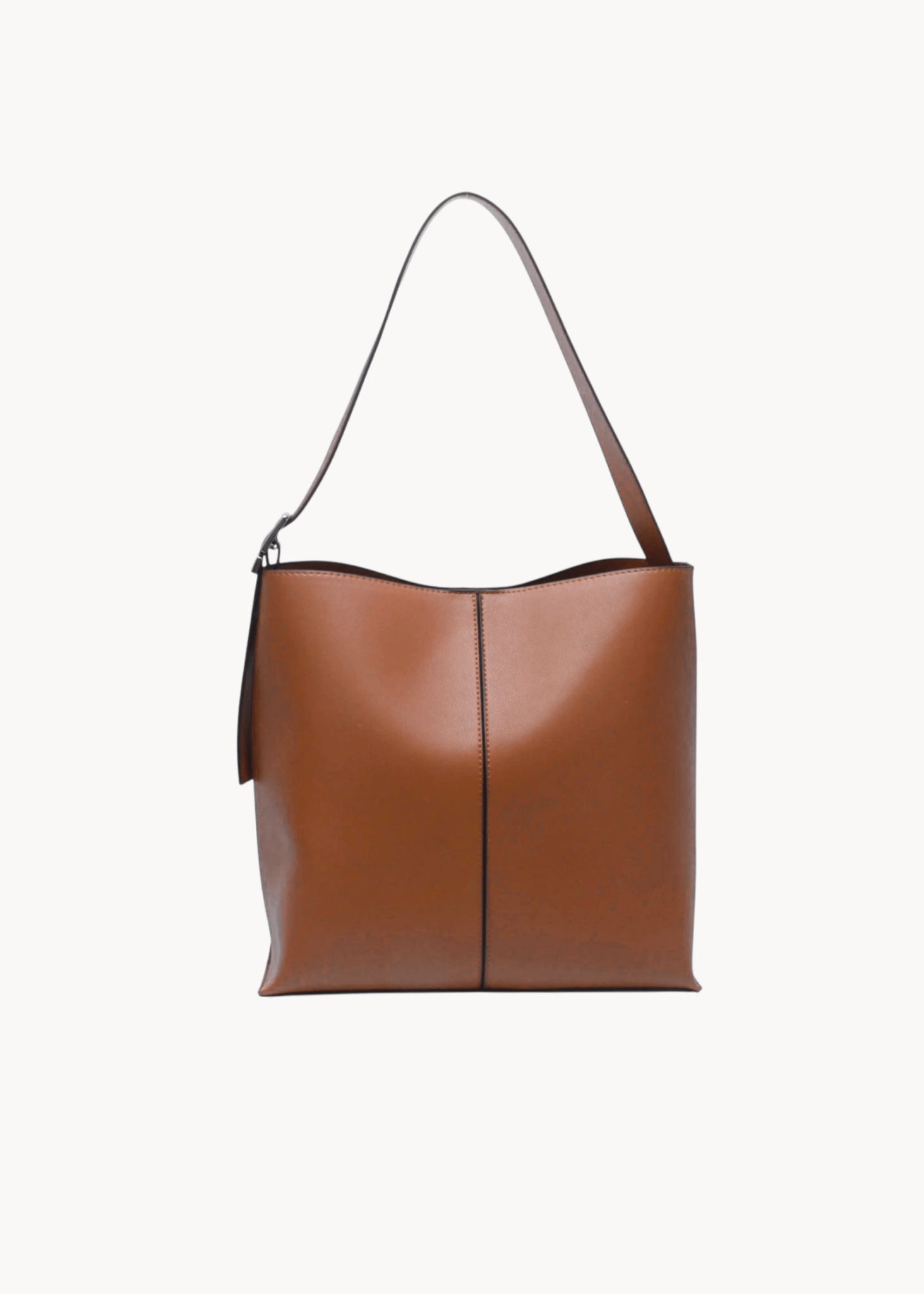 Ava Skuldertaske - Camel - ByStenholt.dk