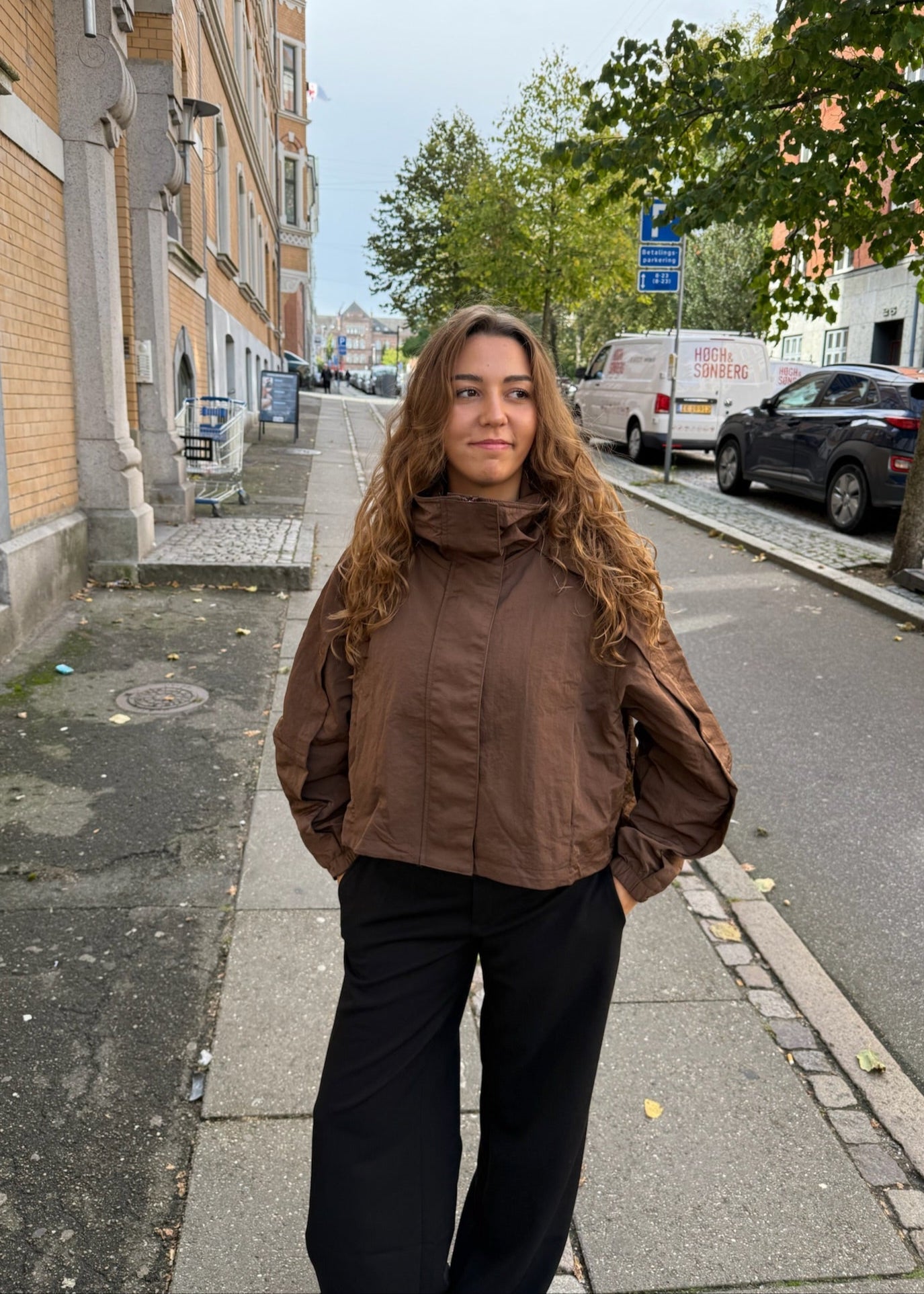 Ava Windbreaker - Brun - ByStenholt.dk