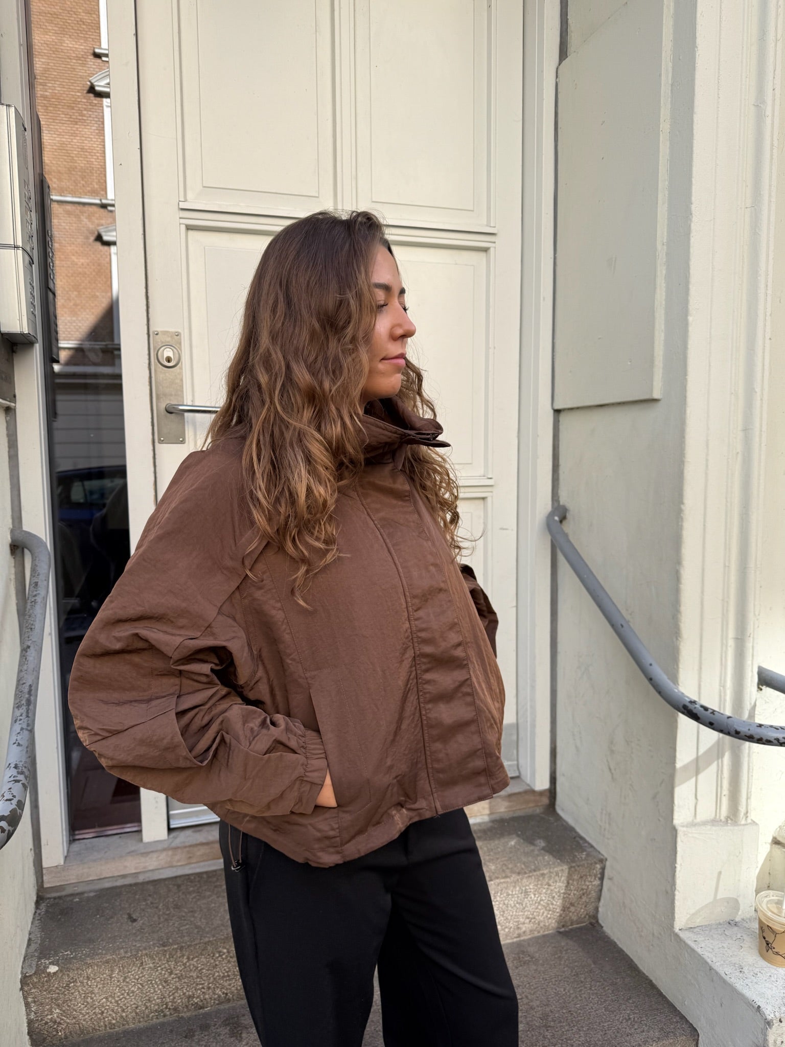 Ava Windbreaker - Brun - ByStenholt.dk