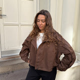 Ava Windbreaker - Brun - ByStenholt.dk