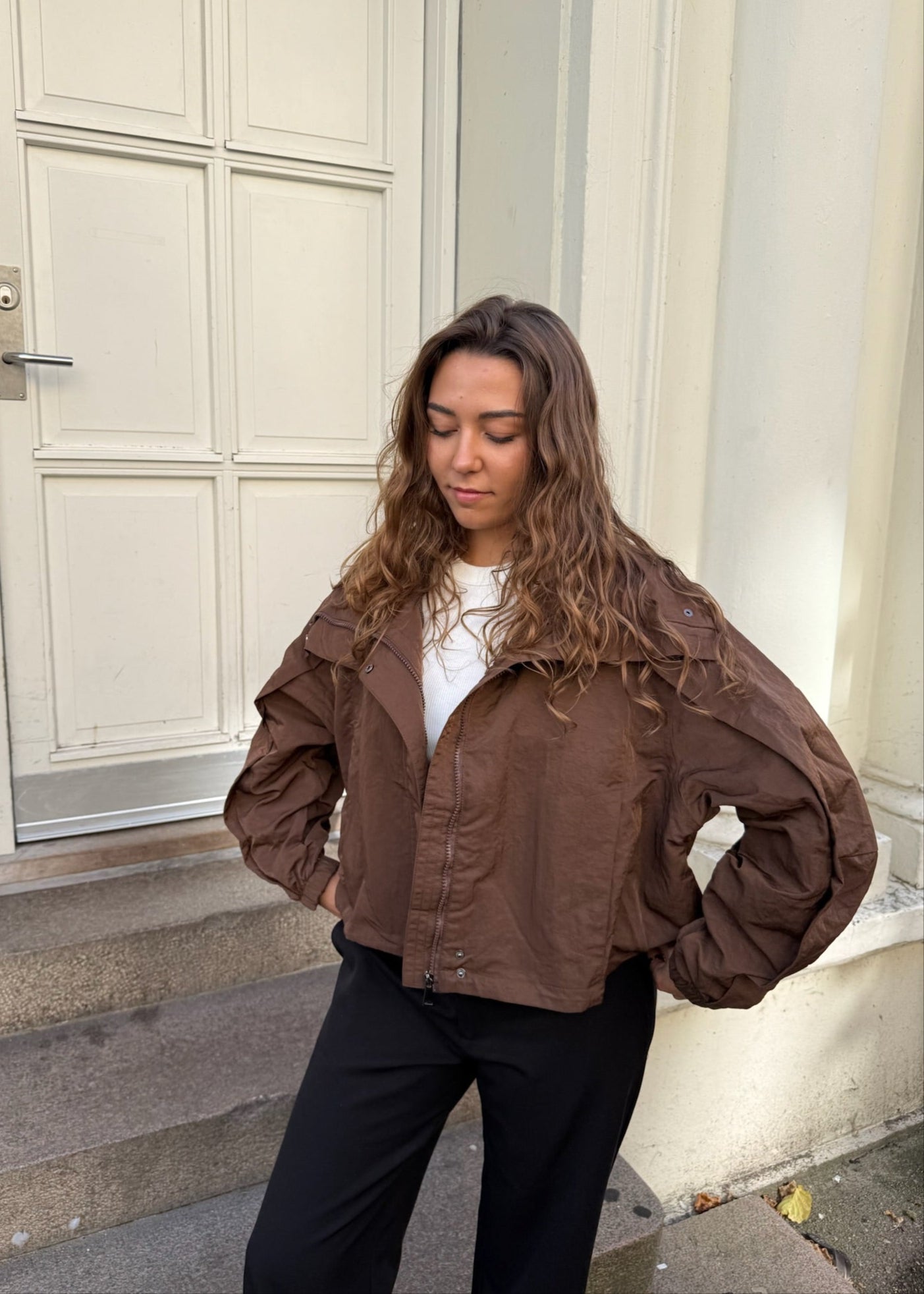 Ava Windbreaker - Brun - ByStenholt.dk