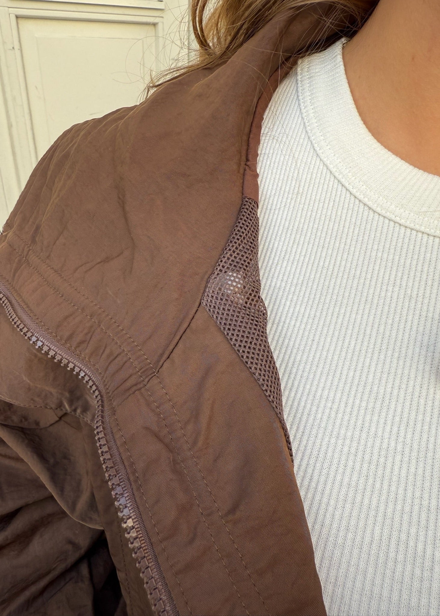 Ava Windbreaker - Brun - ByStenholt.dk