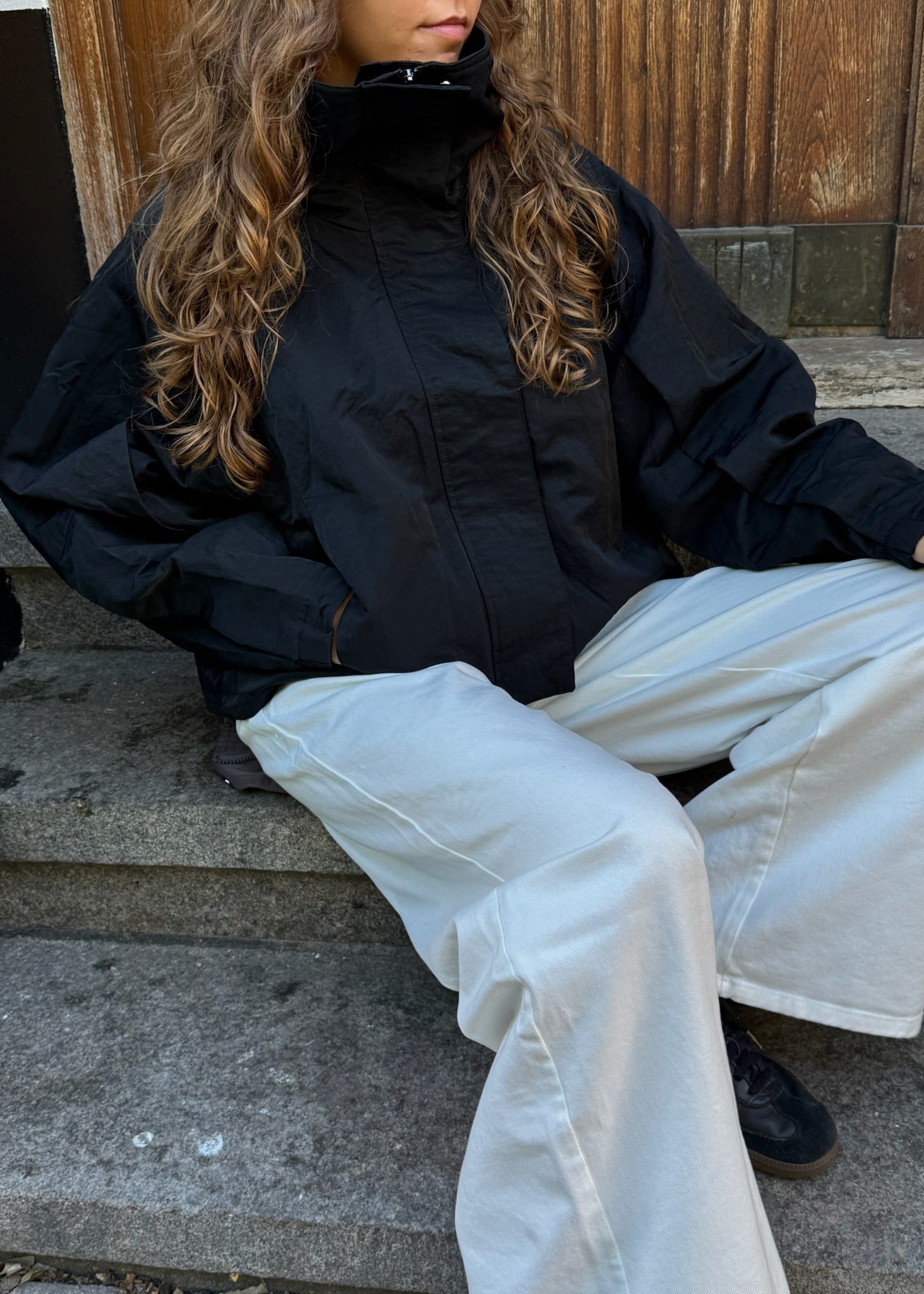 Ava Windbreaker - Sort - ByStenholt.dk