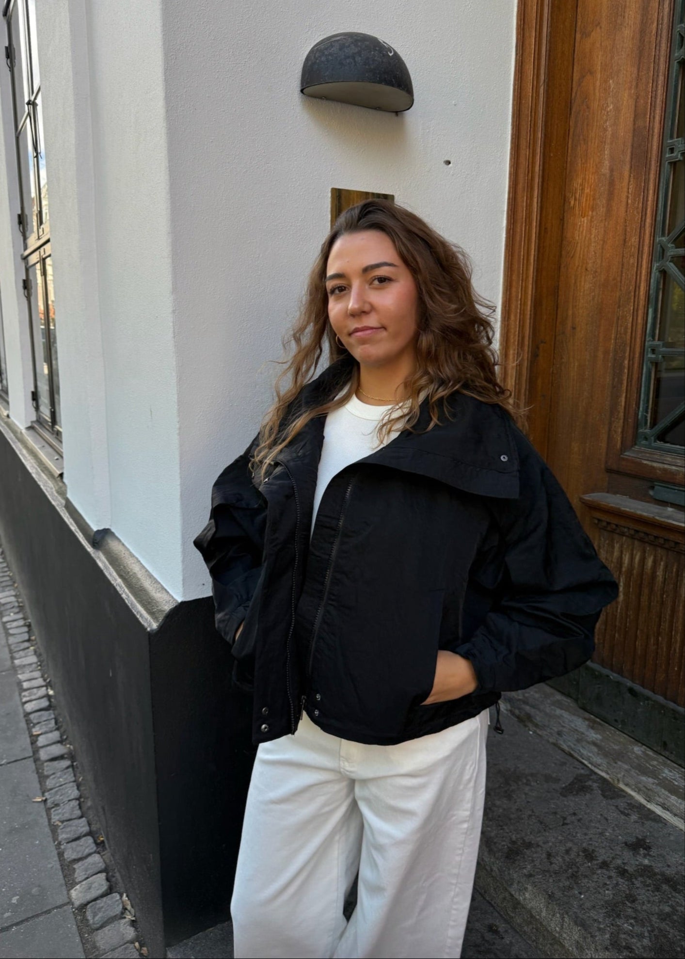 Ava Windbreaker - Sort - ByStenholt.dk
