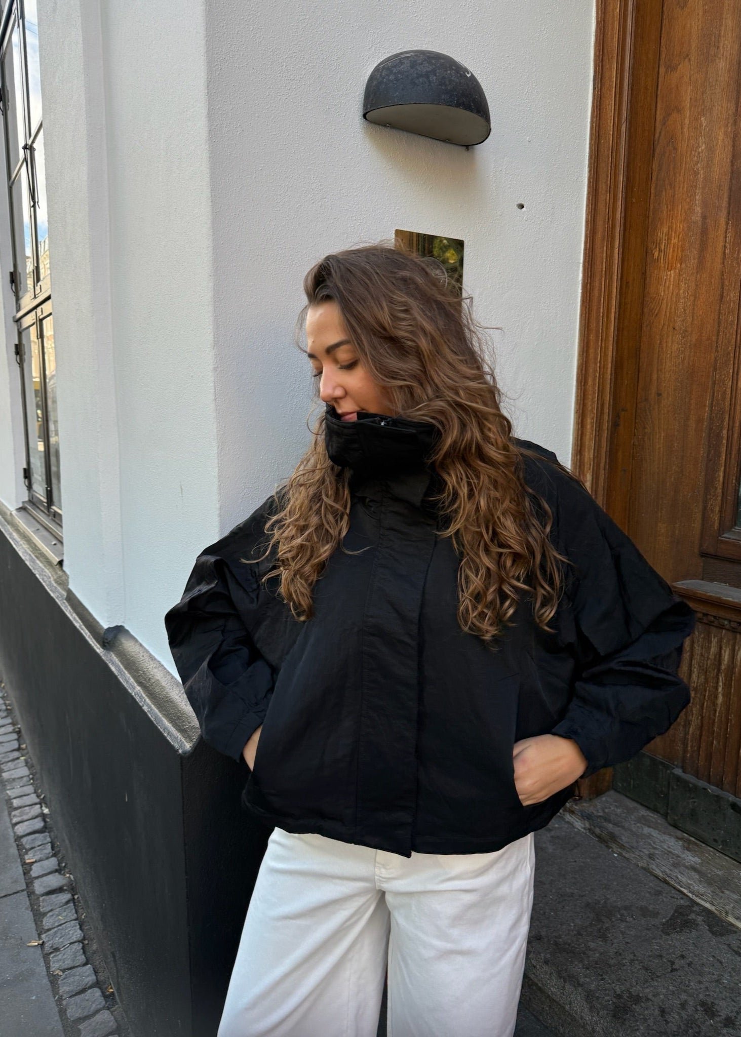 Ava Windbreaker - Sort - ByStenholt.dk
