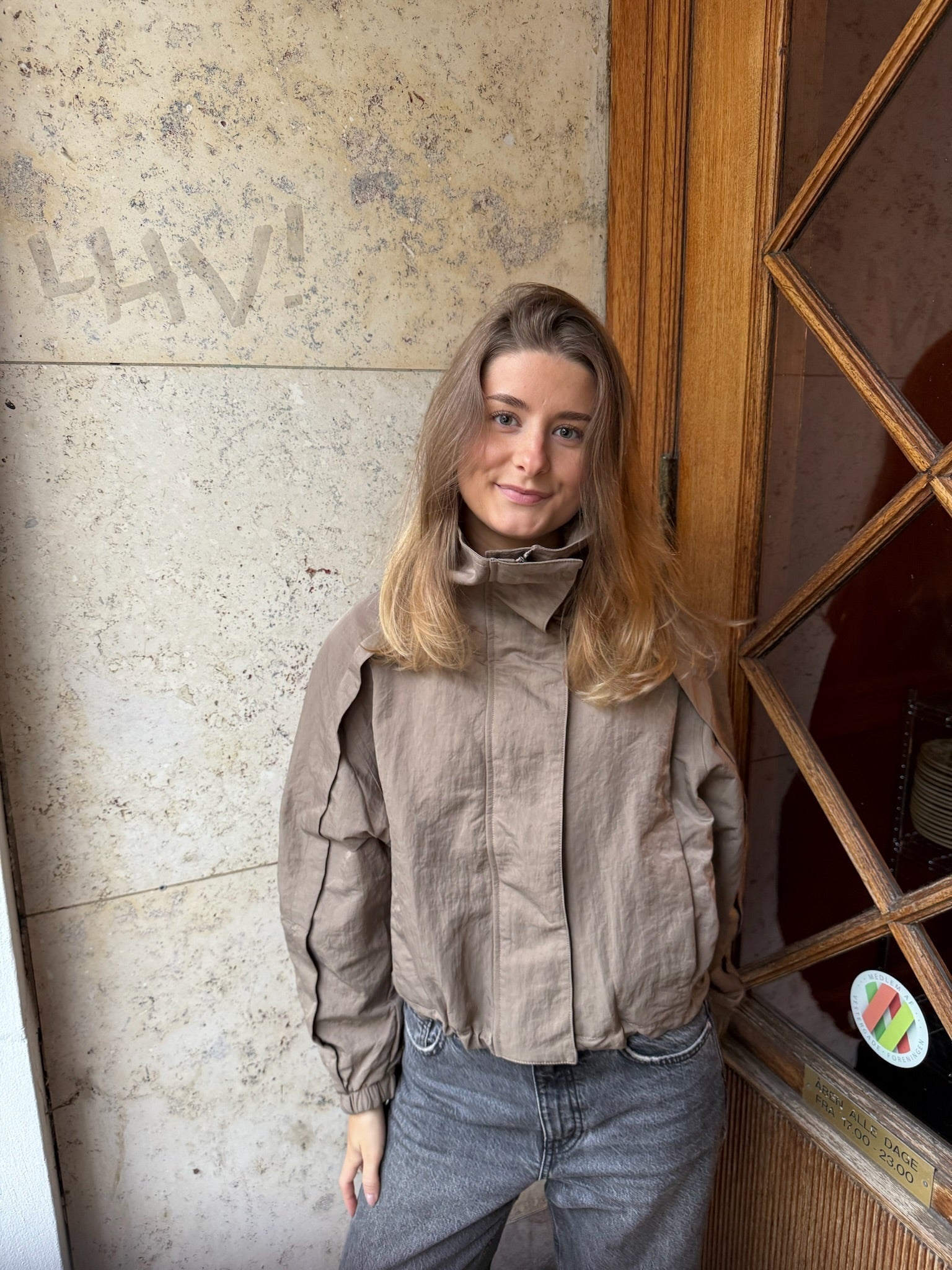 Ava Windbreaker - Taupe - ByStenholt.dk
