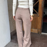 Baggy Habitbukser - Taupe - ByStenholt.dk