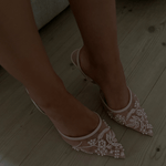Blonde Slingback Pumps - Beige - ByStenholt.dk