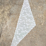 Blonde Tørklæde - Hvid - ByStenholt.dk