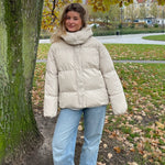 Caia Puffer Jakke - Khaki - ByStenholt.dk