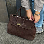 Camille Ruskind Taske - Mørkebrun - ByStenholt.dk