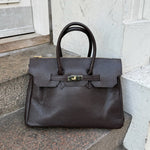 Camille Taske - Mørkebrun - ByStenholt.dk