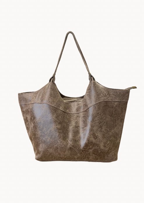 Caro Shopper Taske - Taupe - ByStenholt.dk