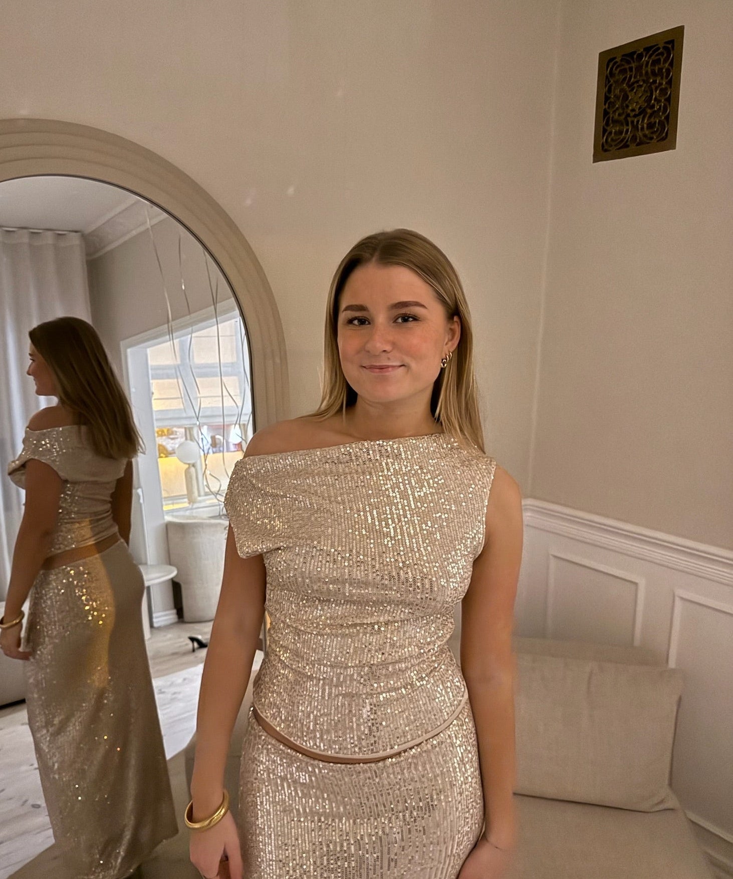 Celeste Paillet Top - Sart Lyserød - ByStenholt.dk