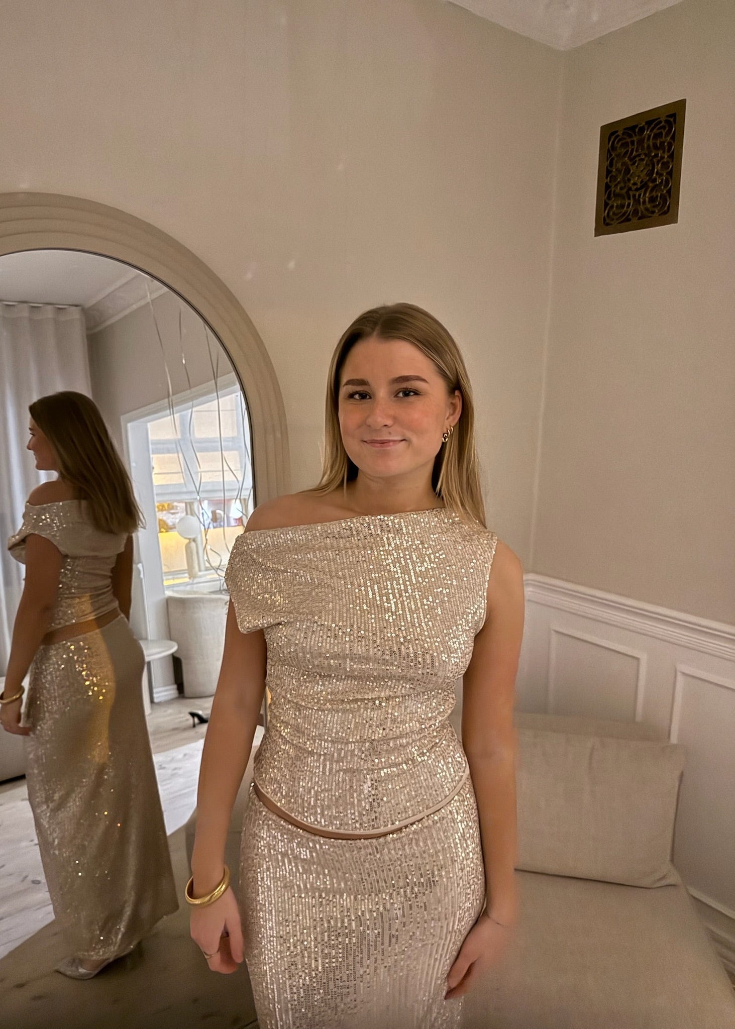 Celeste Paillet Top - Sart Lyserød - ByStenholt.dk