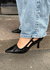 Celia Slingback Pumps - Sort - ByStenholt.dk