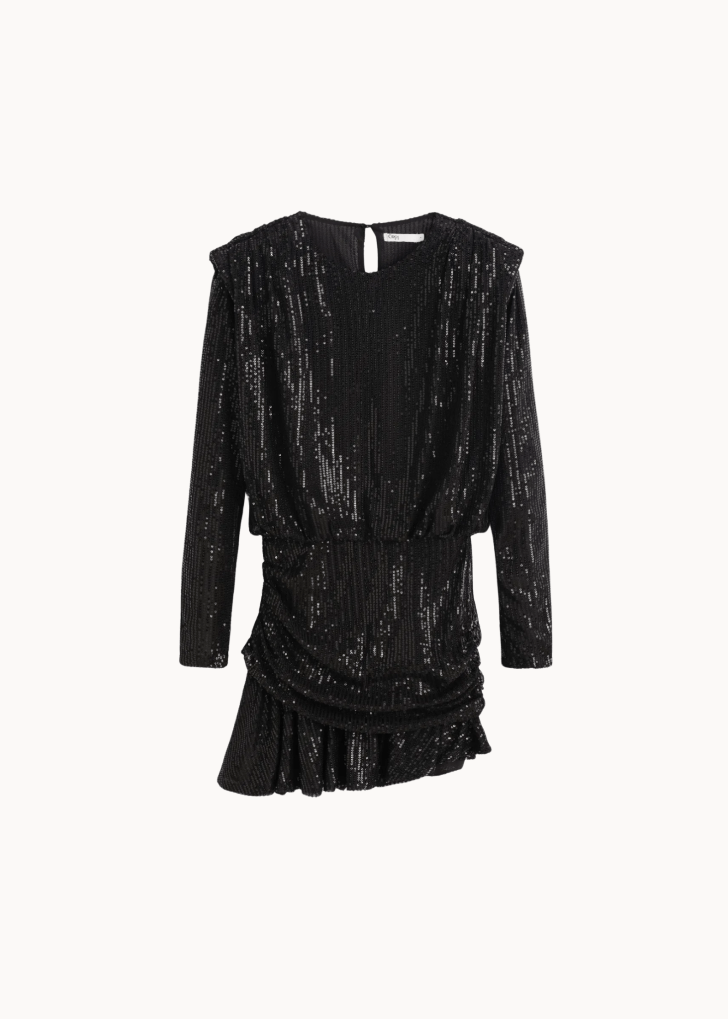 Celina Paillet Mini Kjole - Sort - ByStenholt.dk