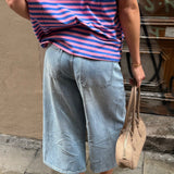 Culotte Jeans - Lyseblå - ByStenholt.dk