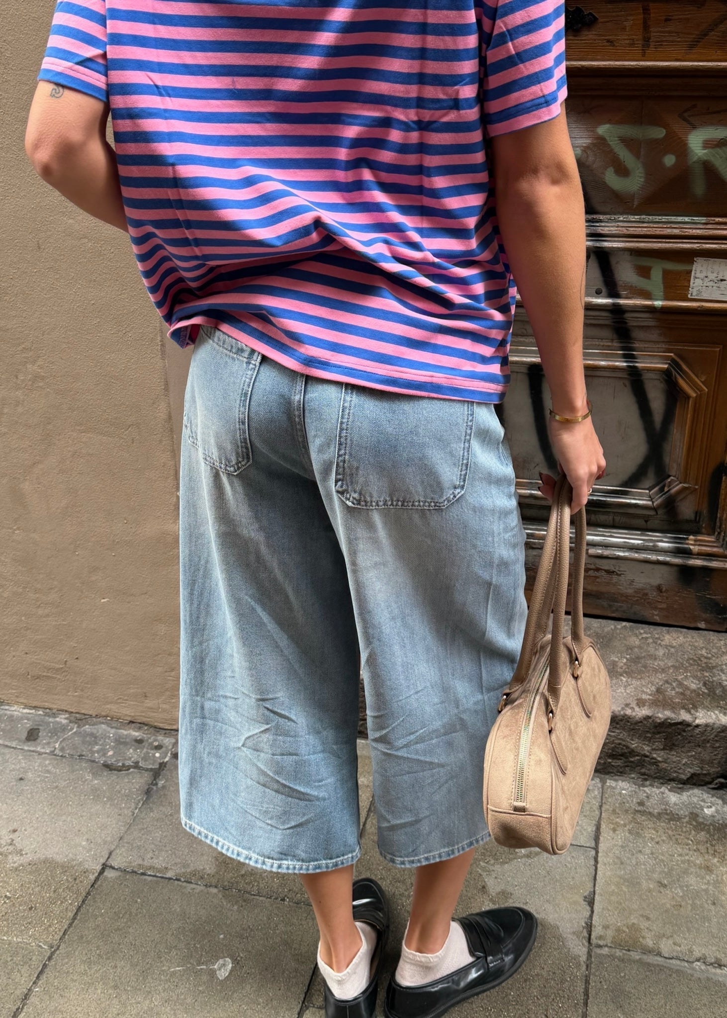 Culotte Jeans - Lyseblå - ByStenholt.dk