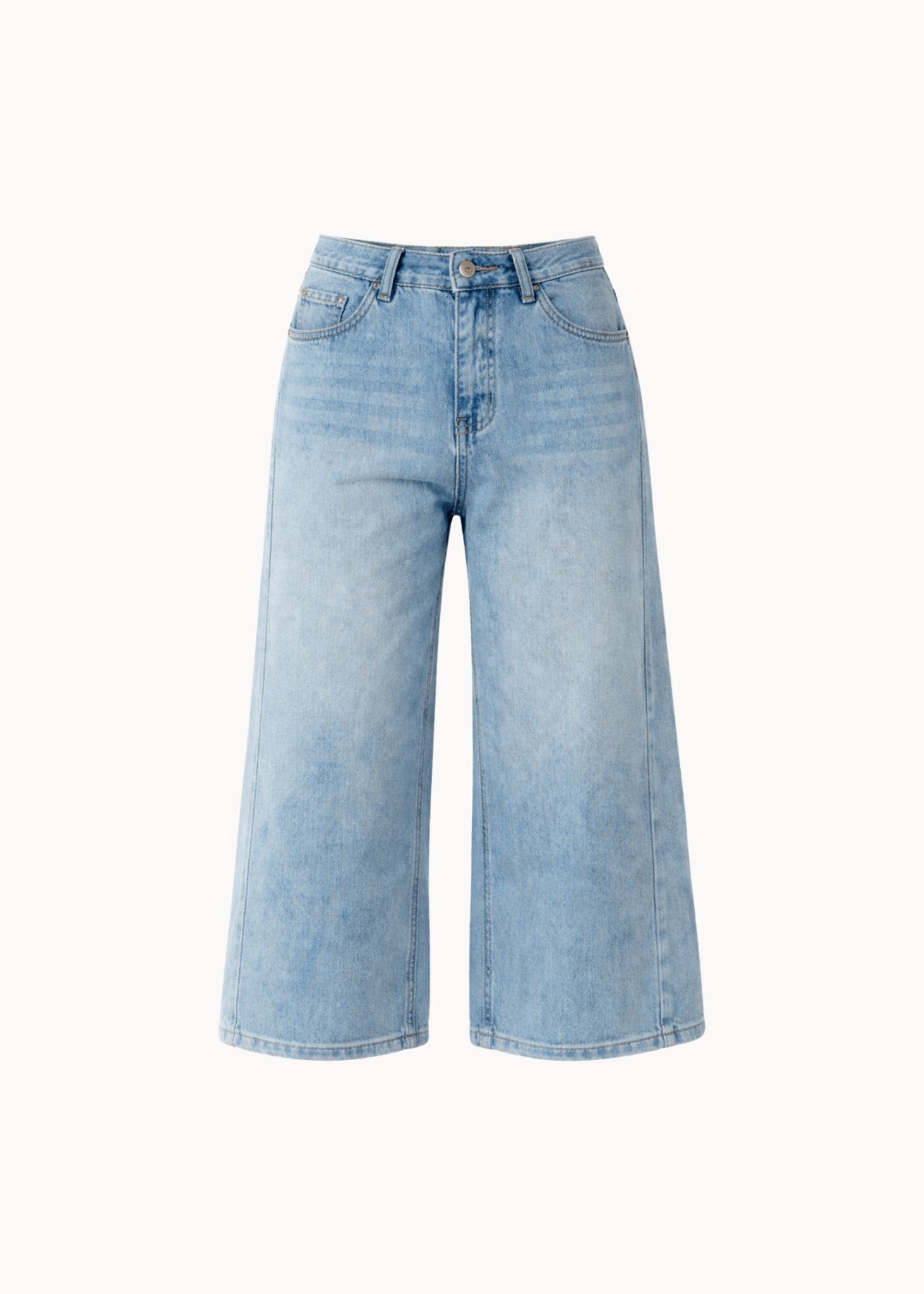 Culotte Jeans - Lyseblå - ByStenholt.dk