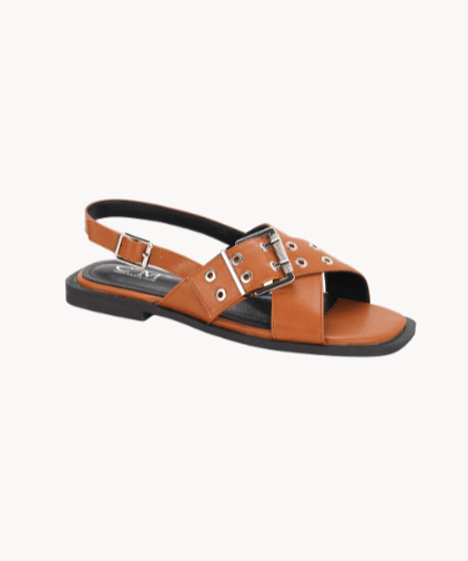 Daily Slingbacks - Camel - ByStenholt.dk