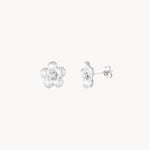 Daisy Øreringe - Sølvbelagt - ByStenholt.dk