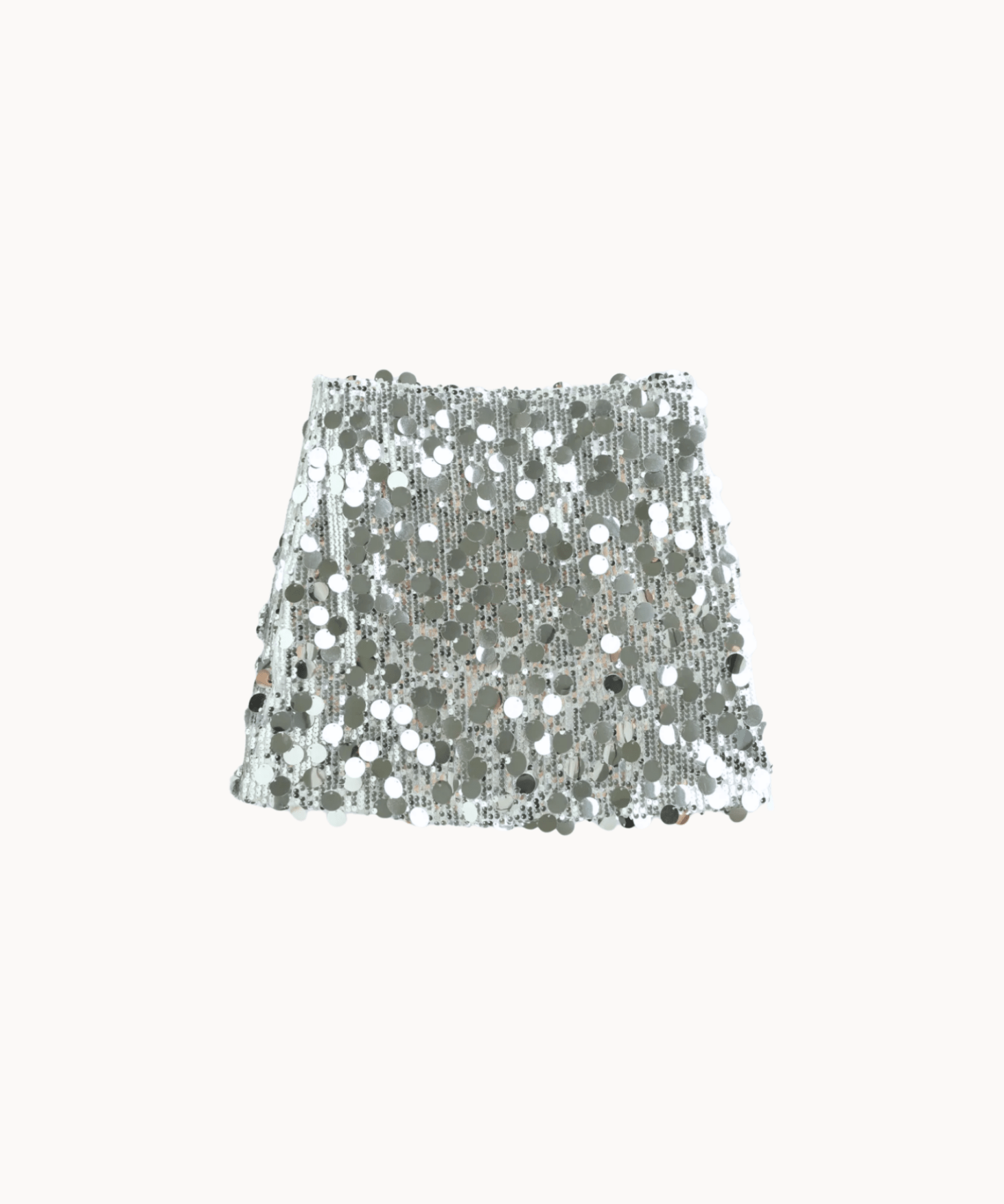 Dream Paillet Nederdel - Sølv - ByStenholt.dk