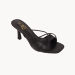 Ebba Sandaler med Hæl - Sort - ByStenholt.dk