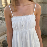 Elina Maxi Kjole - Hvid - ByStenholt.dk