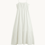 Elina Maxi Kjole - Hvid - ByStenholt.dk