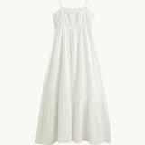 Elina Maxi Kjole - Hvid - ByStenholt.dk