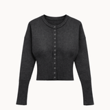 Eline Fitted Cardigan - Grå - ByStenholt.dk