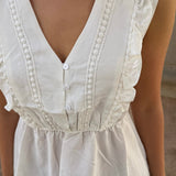 Elinor Top - Hvid - ByStenholt.dk